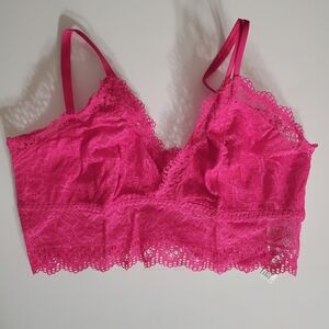 Soma Embraceable Enchanting Lace Bralette Size L